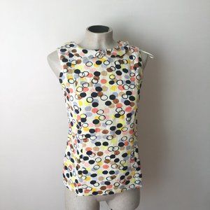 ANTONI & ALISON SHORT SLEEVE POLKA DOT TANK SIZE 4